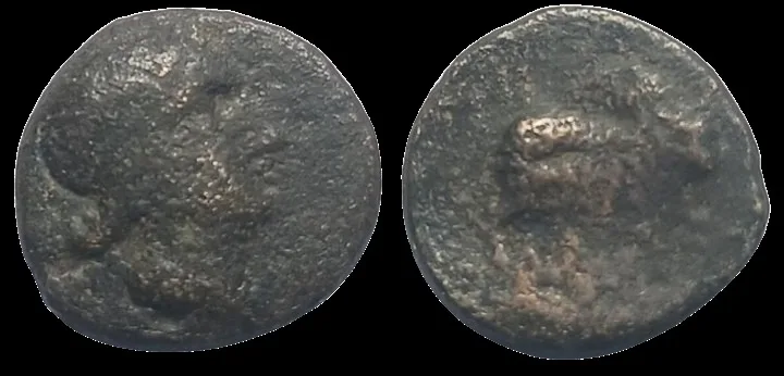 Euboaea, Histiaea 369-338 BC, Bronze AE 13.5mm 2.05gm