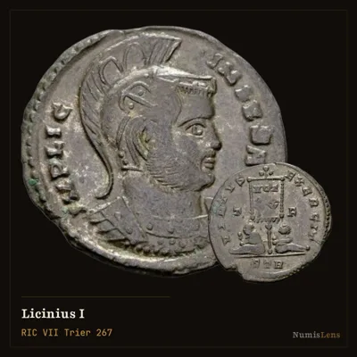 Licinius I - Nummus, VIRTVS EXERCIT, Trier