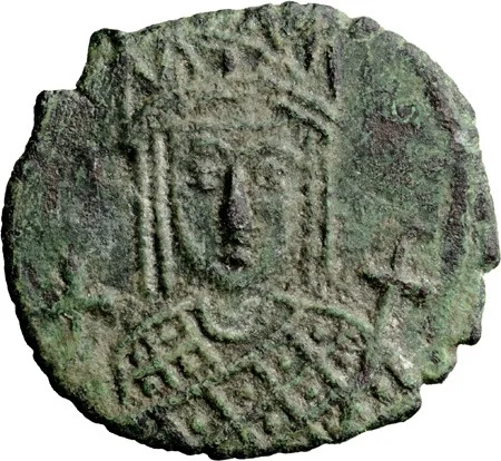 Constantine VI and Irene. Follis