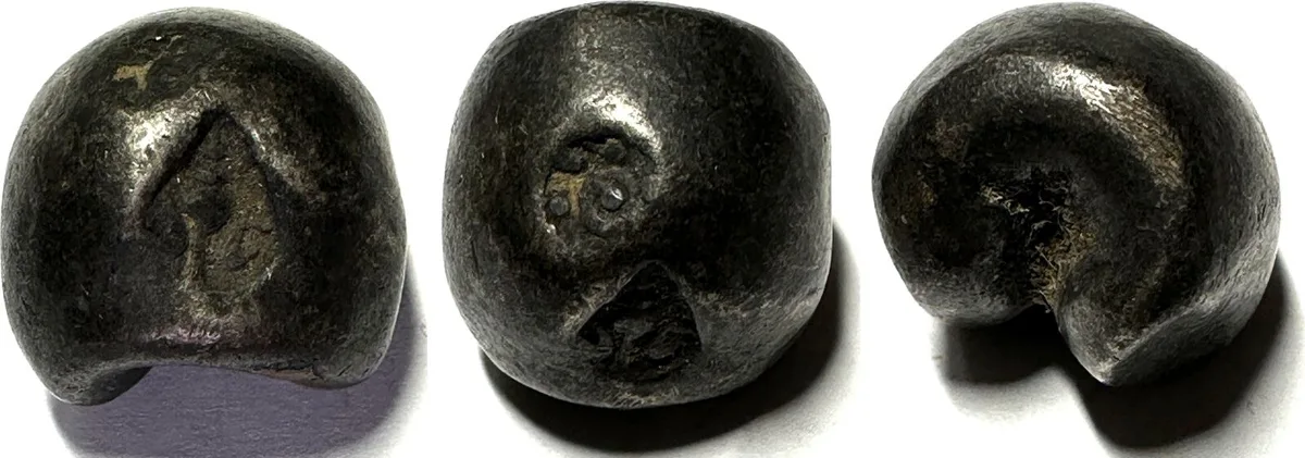 1851-1868 THAILAND 1 Baht, RAMA IV (1851-1868), Mongkut, Pot Duang Bullet Coin, silver VF+
