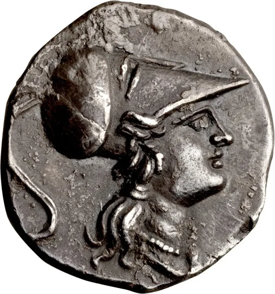 Lucania, Metapontum, Hannibalic period. Half shekel