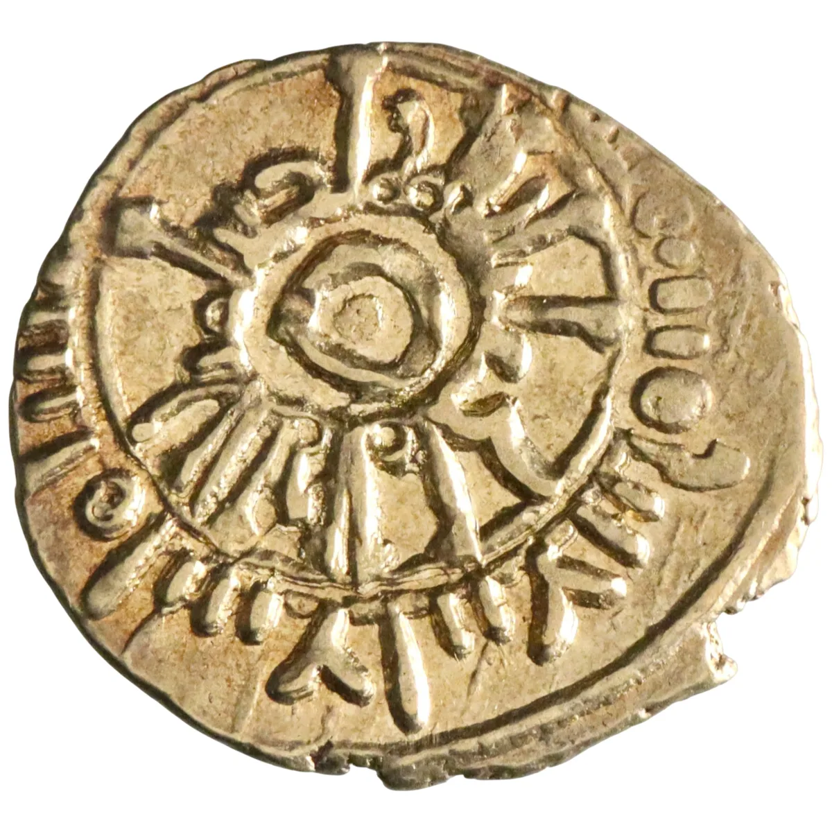 Sicily: William I (1154-1166), gold tari (0.78g), Siqiliya (Sicily) mint, AH 549 (1154-1155 CE). William cited with title al-Hadi.