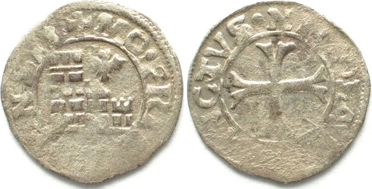 1530 Swiss Cantons FRIBOURG. Kreuzer ND (ca.1530) billon VF+