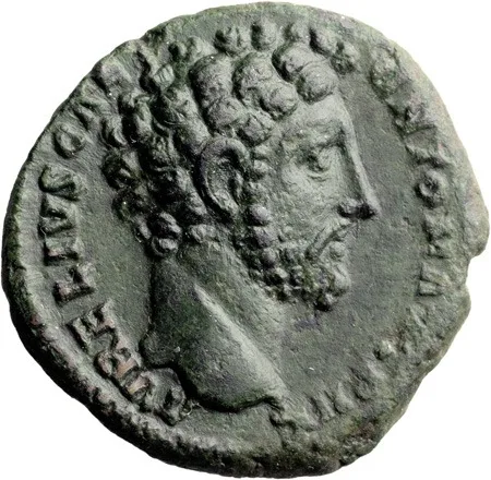 Marcus Aurelius as Caesar. 40-as