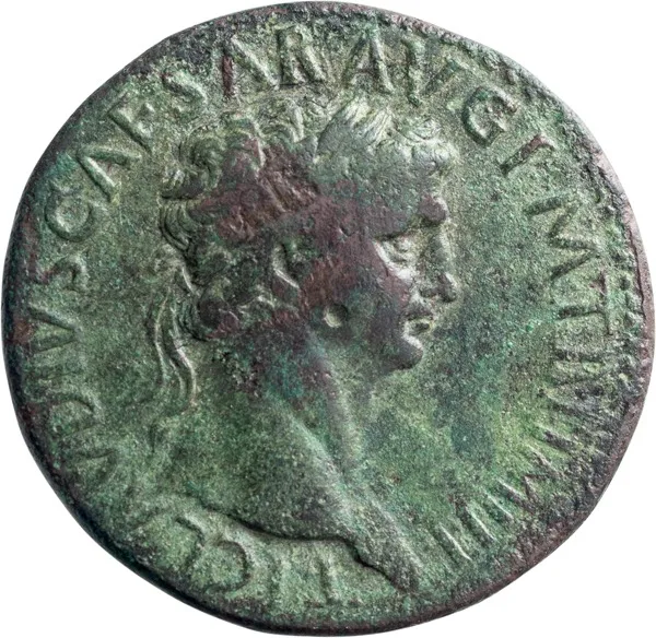 Claudius I. Sestertius
