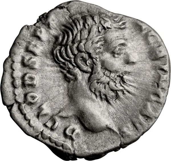 Clodius Albinus as Caesar. Denarius