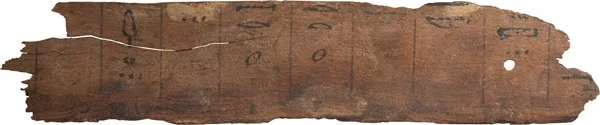 Egyptian Cedar Coffin Text Panel