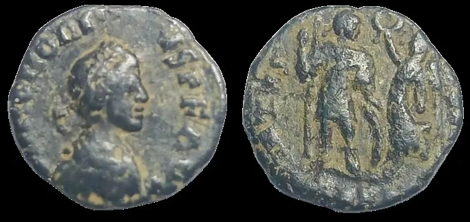 Honorius 395-401 AD (Struck 395 & 401 AD) AE 16mm 1.9gm Constantinople