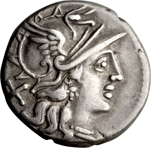 C. Junius C.f.. Denarius