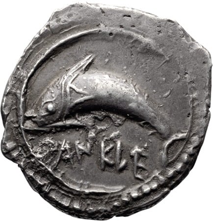 Sicily Zankle-Messana silver drachm