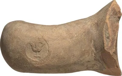 Greek Rhodian Stamped Amphora Handle