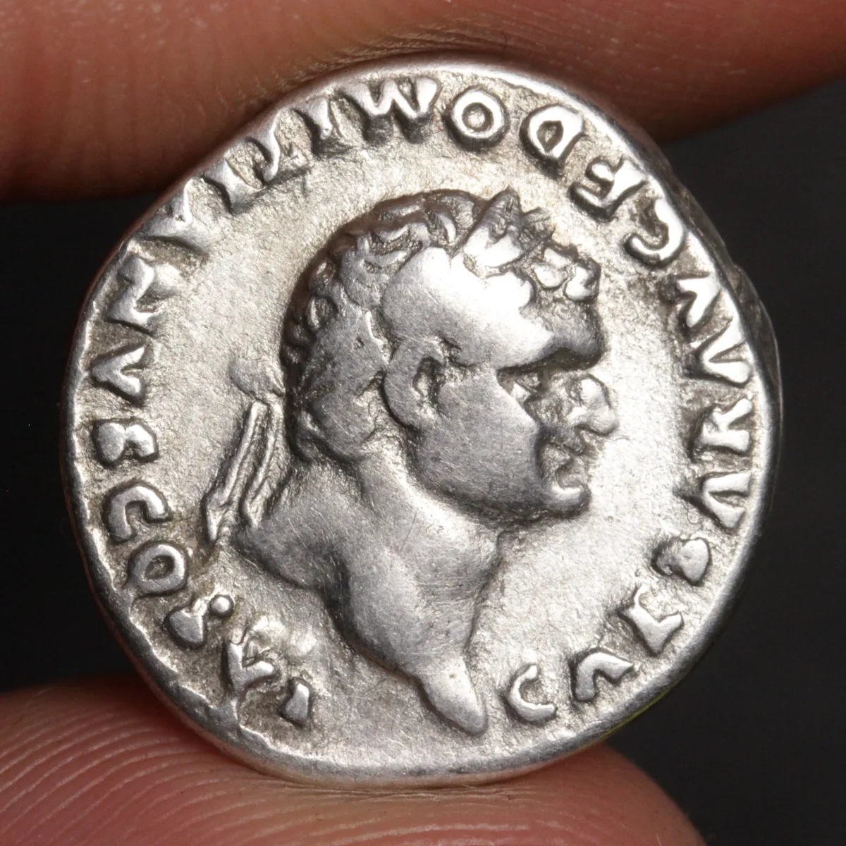 Domitian Caesar Denarius 79AD Ancient Roman Empire Silver Coin - PRINCEPS IVVENTVTIS