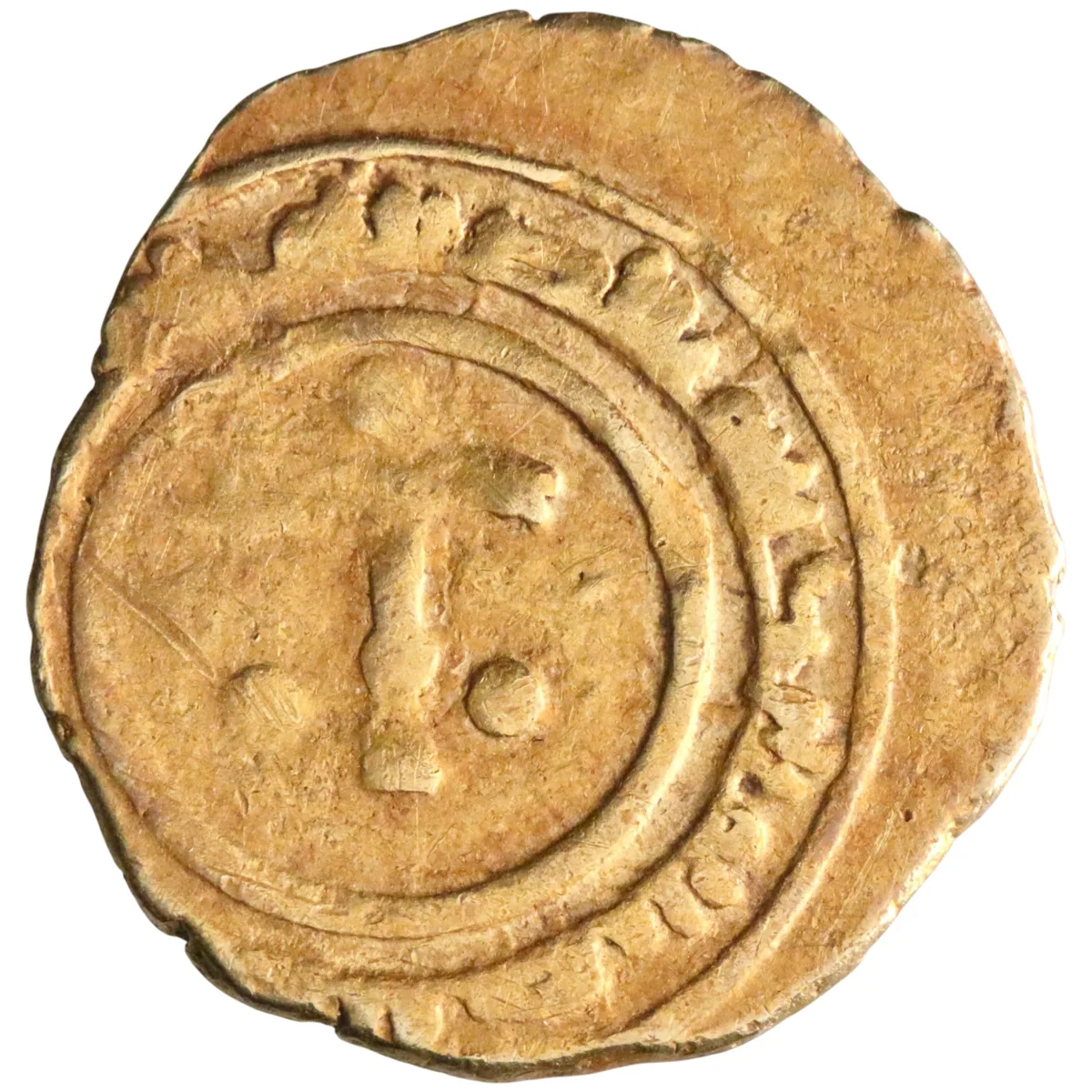 Sicily: Roger I (1071-1101), gold tari (1.75g), Siqiliya (Sicily), 1071-1101 CE. Arabic legends / Full kalima.