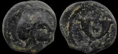 Nabataean Kings. Aretas IV (9 BC-40 AD). AE 13mm, 1.7gm. Petra mint.