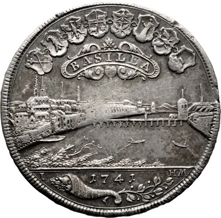 Swiss Cantons, Canton of Basel, 1741, Basel, Taler