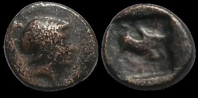 Phrygia, Kibyra AE 12mm 1.62gm Bull butting right