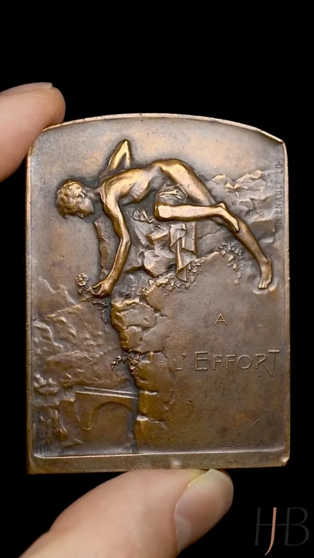 France, "A L’EFFORT," FRENCH ATHLETIC MEDAL, N.D., Medal, UNC