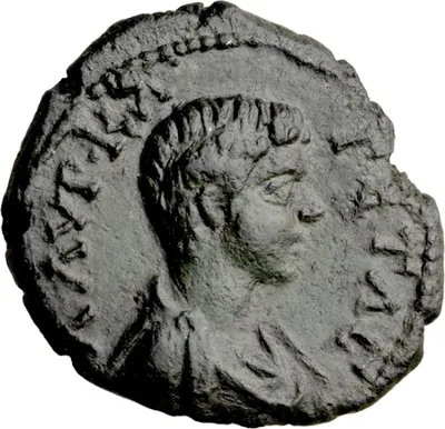 Geta as Caesar. AE 17