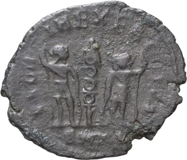 Delmatius as Caesar. AE 3, Reduced Follis