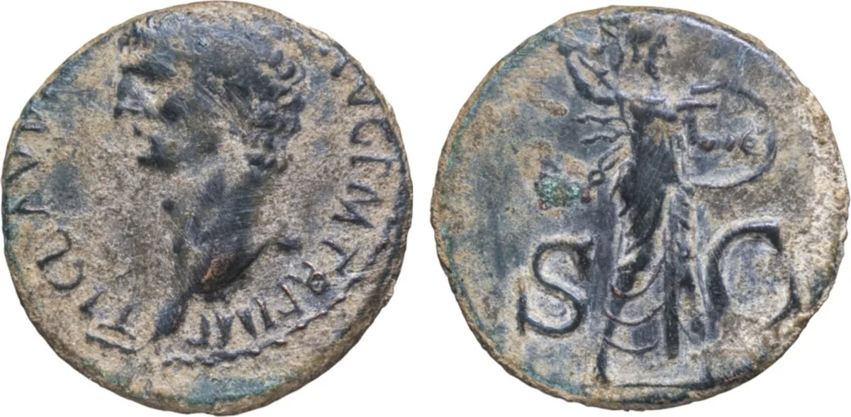 The Roman Empire. Claudius I, AD 41-54. Æ As (10.15 gr). Rome, ca. AD 41-42.