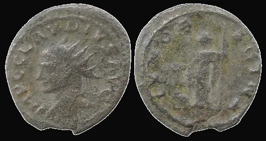 Claudius II, 268–269 AD Antoninianus 21mm 3.64gm. Antioch.