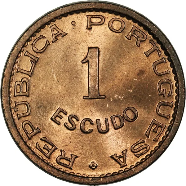 Mozambique, Portuguese Colony, 1953, 1 Escudo, UNC