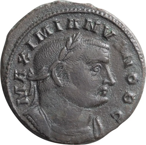 Galerius as Caesar. Follis