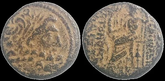 SYRIA, Seleukis and Pieria. Antioch. Under Roman Rule. (Dated year 21) 29/28 BC. AE 19.2mm 7.71 gm.