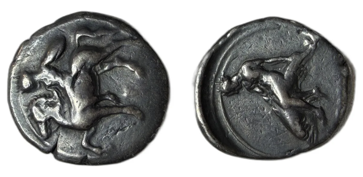Calabria Tarentum Nomos Earlier Rare Type 380 - 340 BC