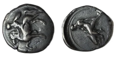 Calabria Tarentum Nomos Earlier Rare Type 380 - 340 BC