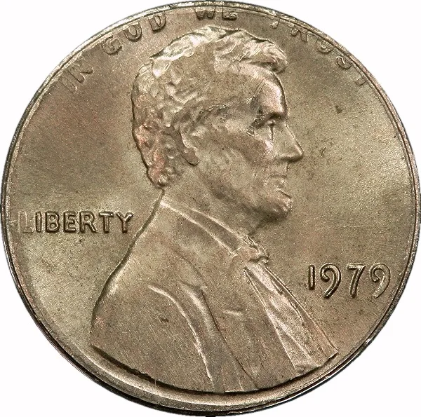 Lincoln Cent, 1979, On 10 Cent Planchet, 1¢, MS61 , ANACS