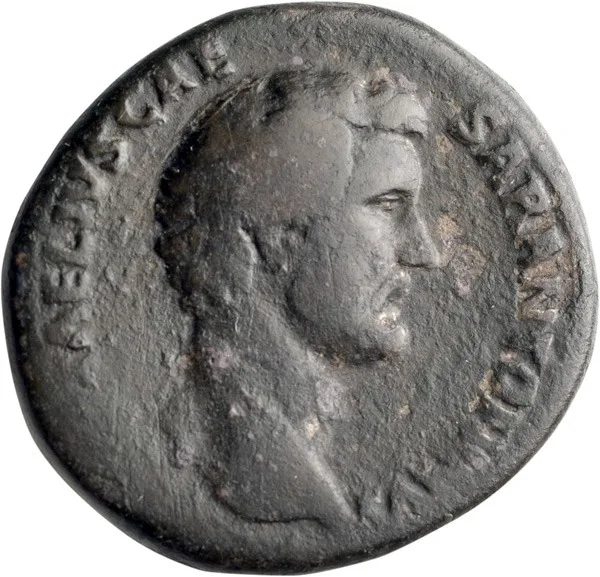Antoninus Pius as Caesar. Sestertius