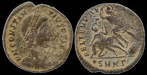 Constantius II AE2 Centenionalis 23mm 4.52gm. Cyzicus Fine