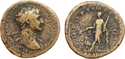 Trajan. AD 98-117. Æ Dupondius (27mm, 12.72 g). Rome mint.