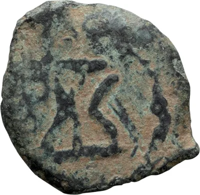 Judaea, Herod I the Great. Bronze Prutah