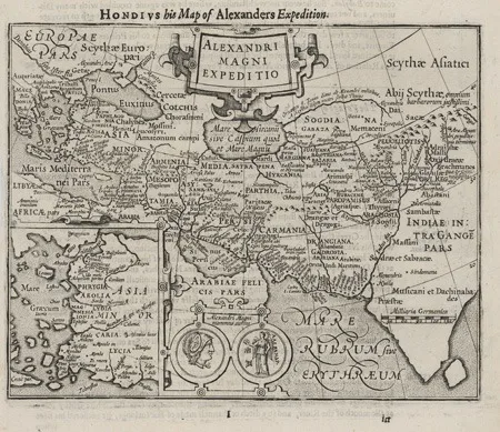 War / Battle Map Alexandri Magni Expeditio