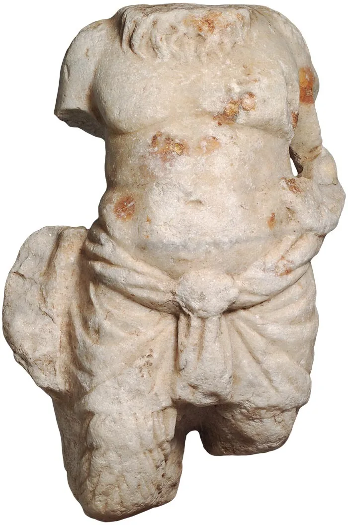Roman Marble Torso of Silenos