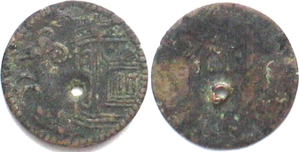 1601-1700 Swiss SCHAFFHAUSEN Pfennig ND(17th cent.) billon VF+ SCARCE! VF+
