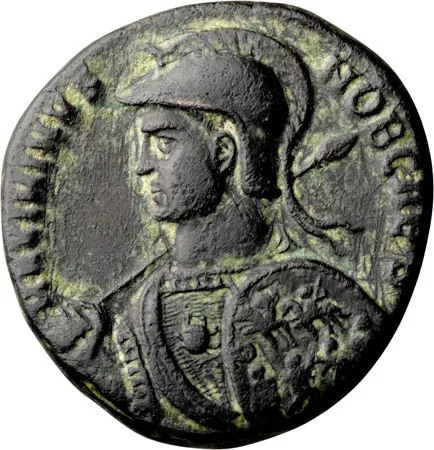 Maximinus II as Caesar. Follis
