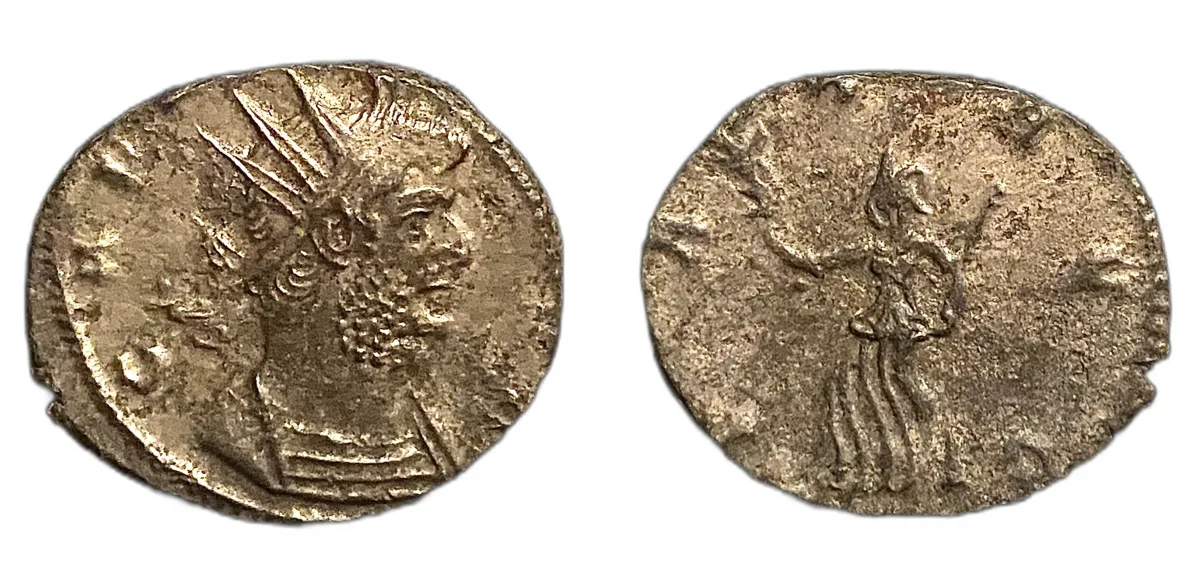 *Extremely Rare!* Gallienus. Antoninianus. Siscia, 263-264 AD.