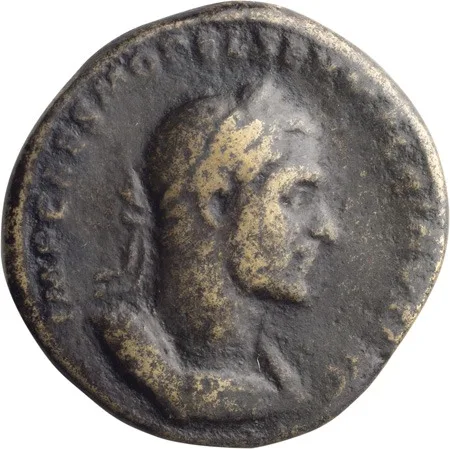 Macrinus. Sestertius