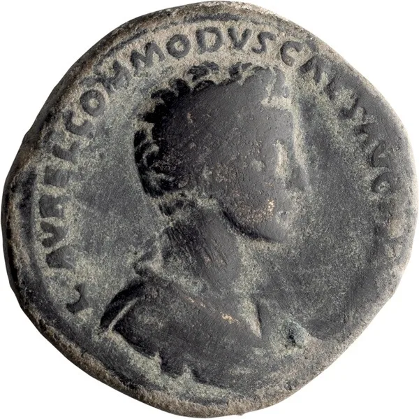Commodus as Caesar. Sestertius