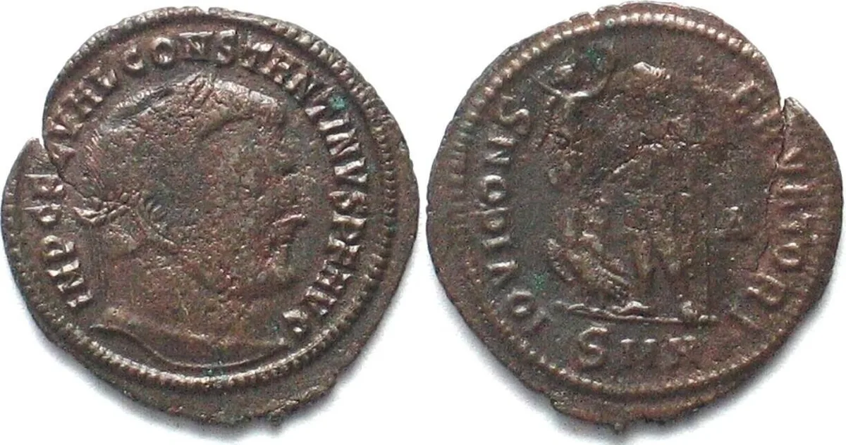 313 CONSTANTINE I the Great (306-337 AD). AE Follis, 313, SMN, Nicomedia mint AU