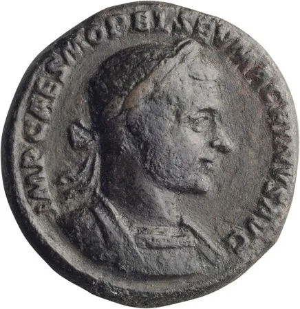 Macrinus. 40-as