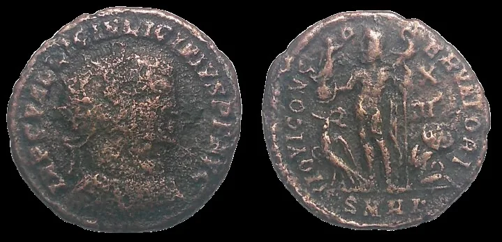 Licinius I 308-324 AD (struck 321 and 324 AD) AE 18.7mm 2.49gm Follis. Nicomedia Fine