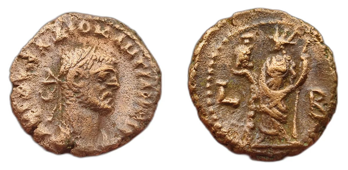 Potin Tetradrachm - Diocletian - Alexandria - Serapis Reverse