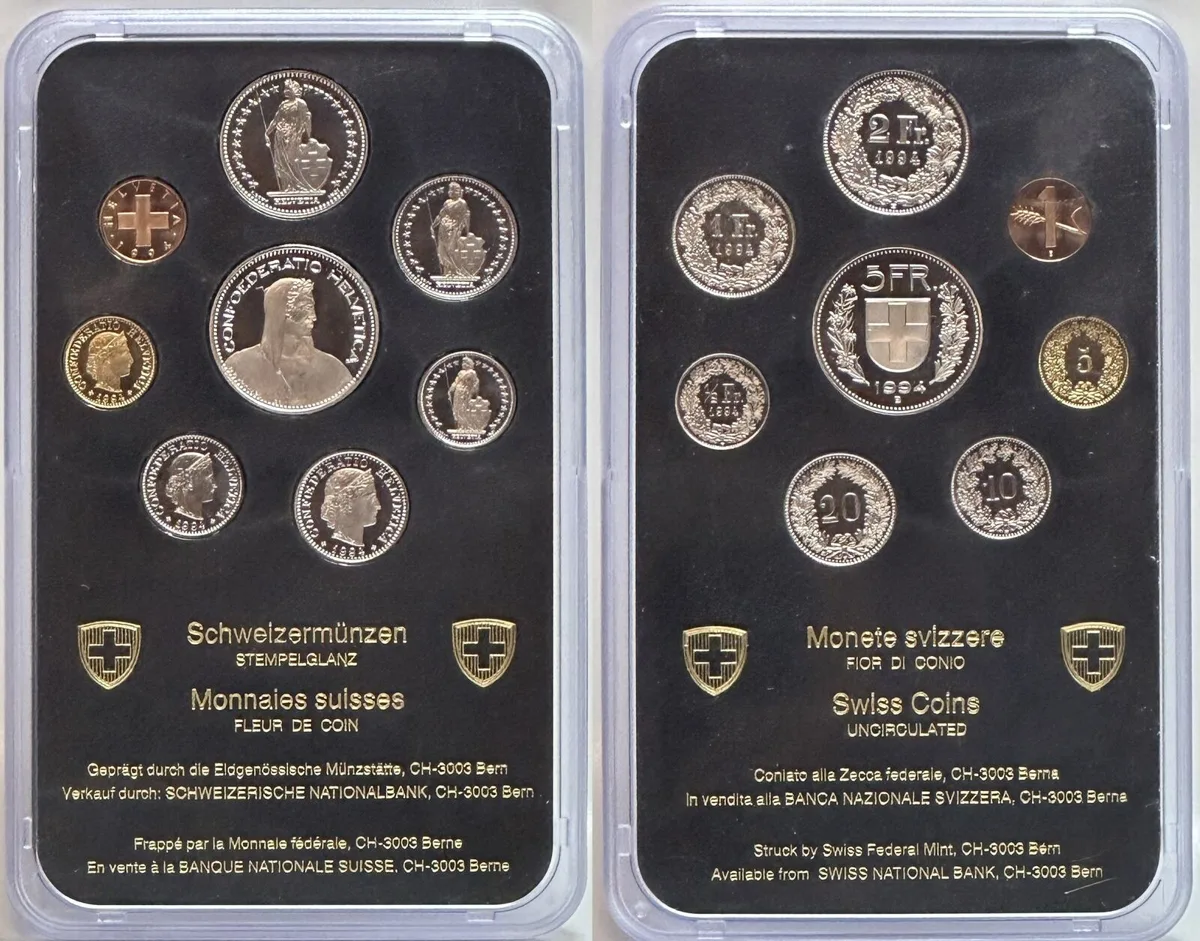 1994 SWITZERLAND 1994 MINT SET BU