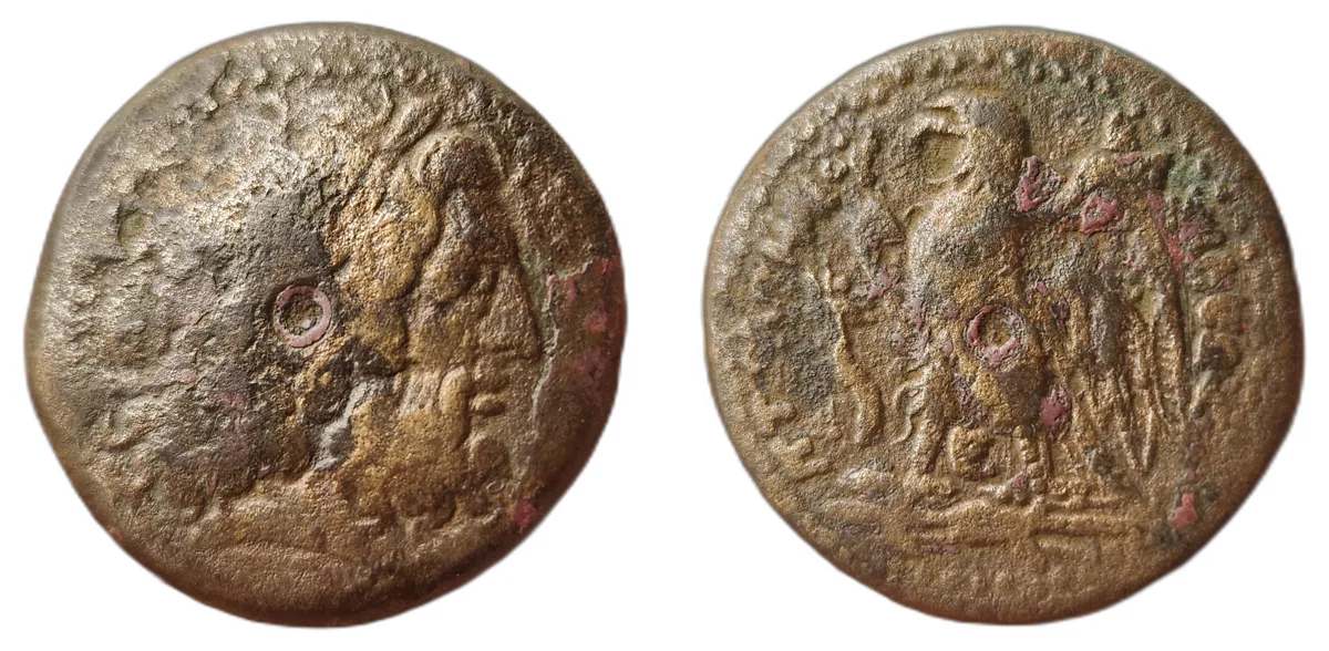 Ptolemy III Euergetes - 10.22 g AE 28 - Obo