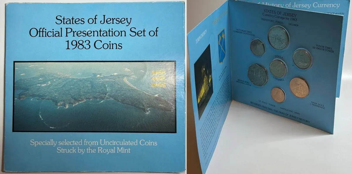1983 JERSEY 1983 BU MINT SET BU