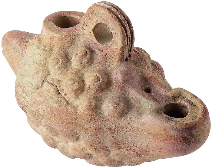Roman Terracotta Pinecone Lamp